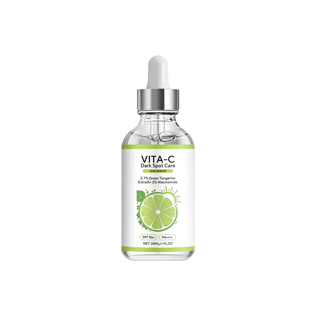 Vitamin C Sunscreen Essence – Brighten & Fade Spots SPF Serum Brightening Sunscreen Serum Oasis Select 30ml