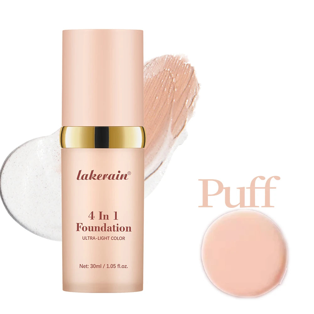 Lakerain 4-in-1 Color-Changing Foundation SPF30 | All Skin Types Liquid Foundation Oasis Select 1pc