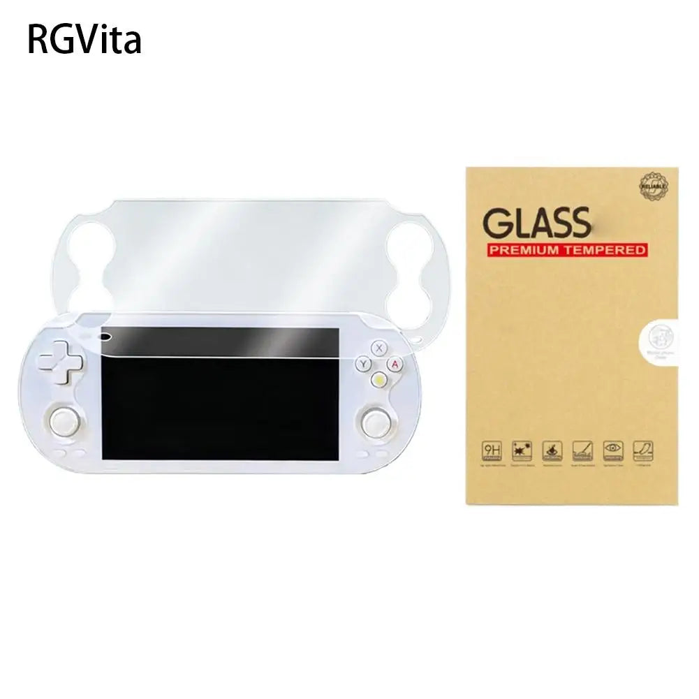 Screen Protector for Anbernic RG Vita Pro Game Console, HD Full Coverage Soft Film, Anti-Scratch Ultra Clear Screen Cover Oasis Select for RGVita