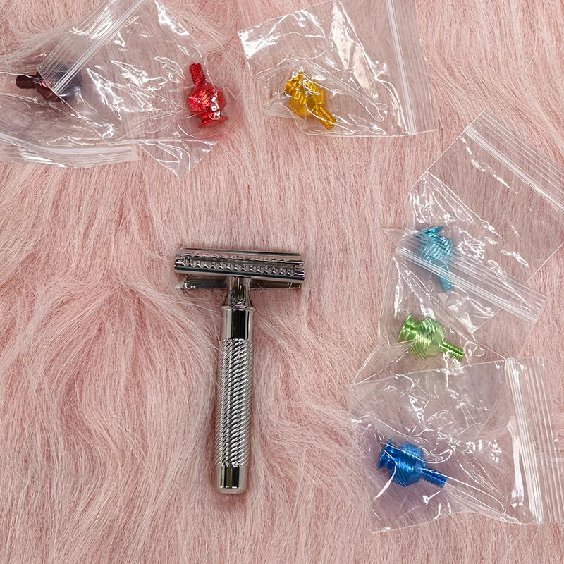 Slant 37 Stainless Steel Safety Razor – Men's Professional Shave