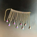 Crystal Rhinestone Fringe Bottle Cover – Elegant Tassel Chain