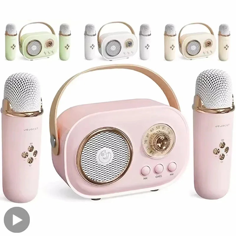 Portable Karaoke Bluetooth Speaker & Wireless Microphone | FM