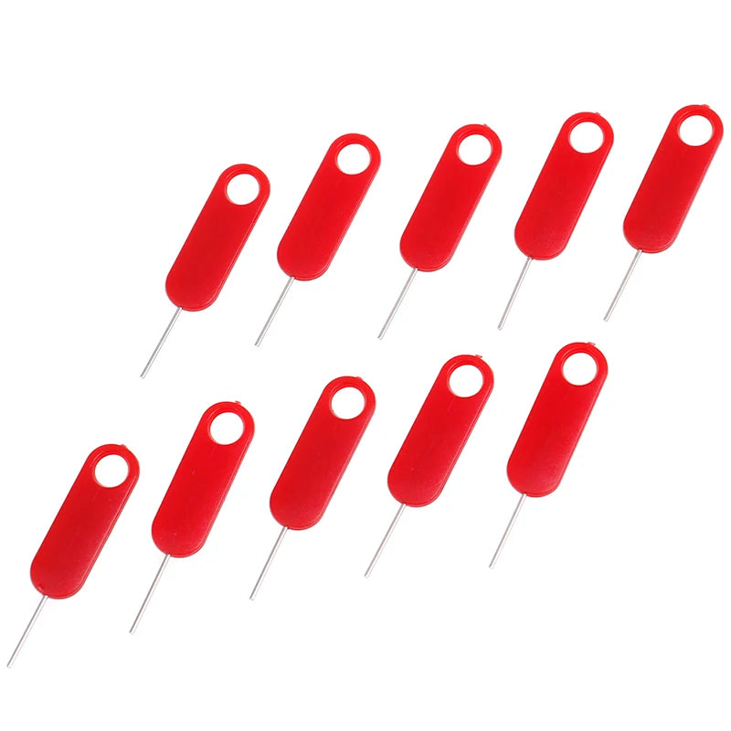 10-Pack SIM Card Eject Pin Tool – Universal Stainless Steel