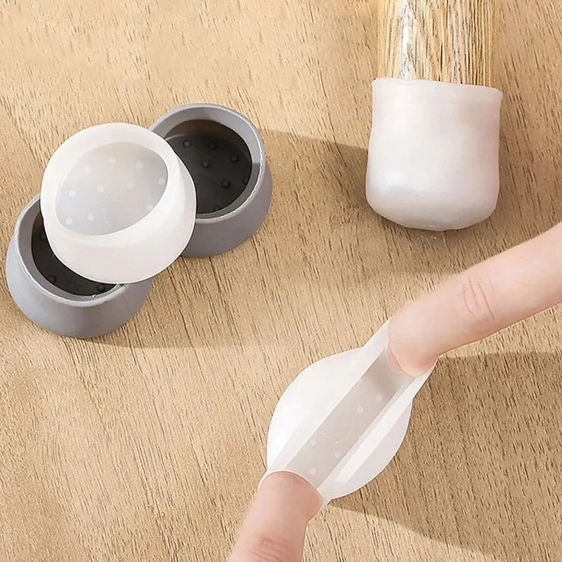 10-40PCS Silicone Chair Leg Caps Quiet Non Slip Floor Protectors for Wood Floors Furniture Leg Pads for Tables and Chairs Oasis Select