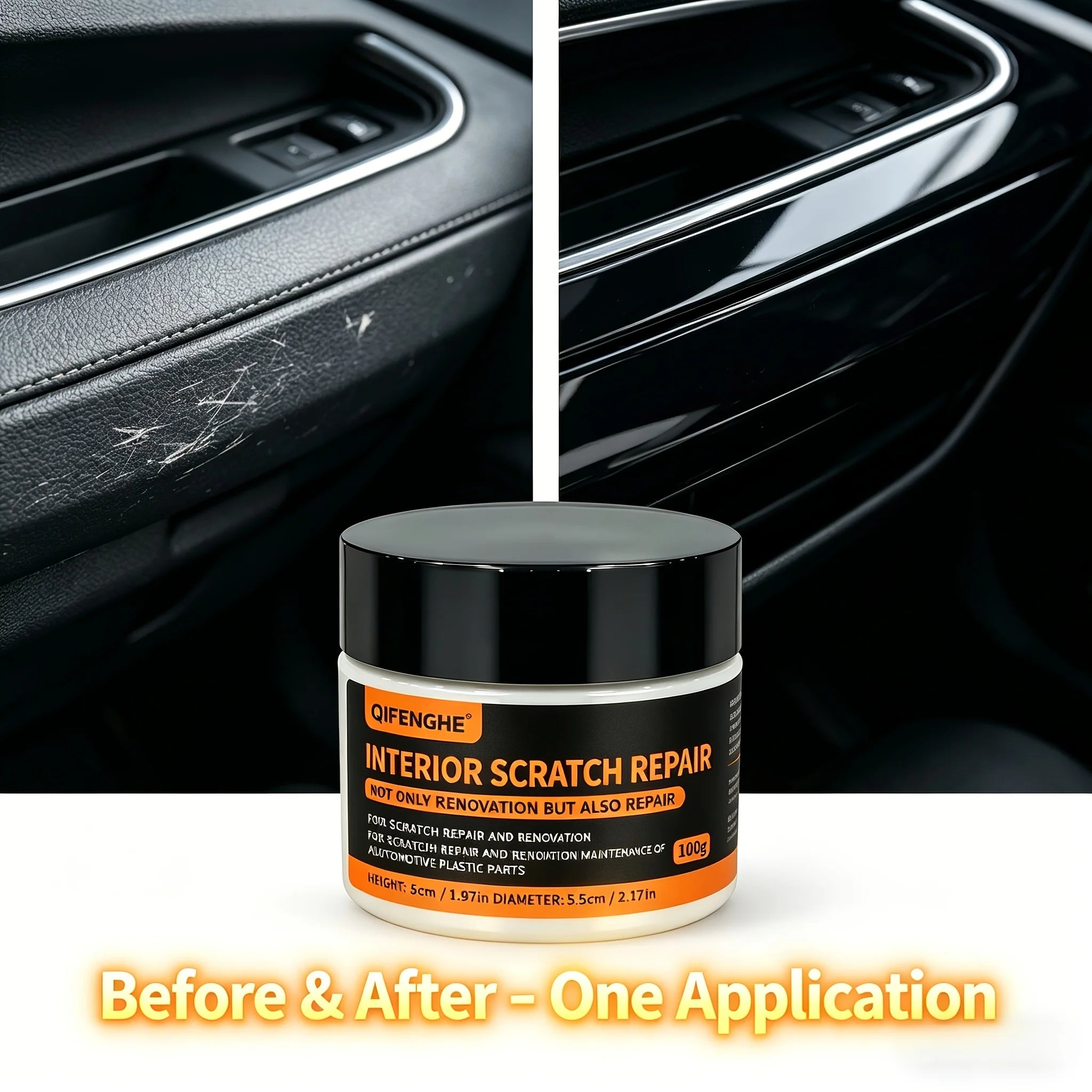 Interior Scratch Repair Paste – Dashboard, Leather & Plastic