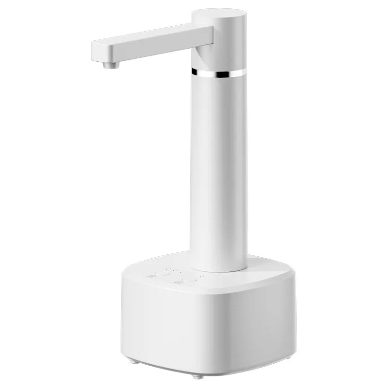 Smart Automatic Water Dispenser 3-gear USB Electric Water Pump With Stand Smart Water Bottle Pump Dispenser For Home Kitchen Oasis Select White