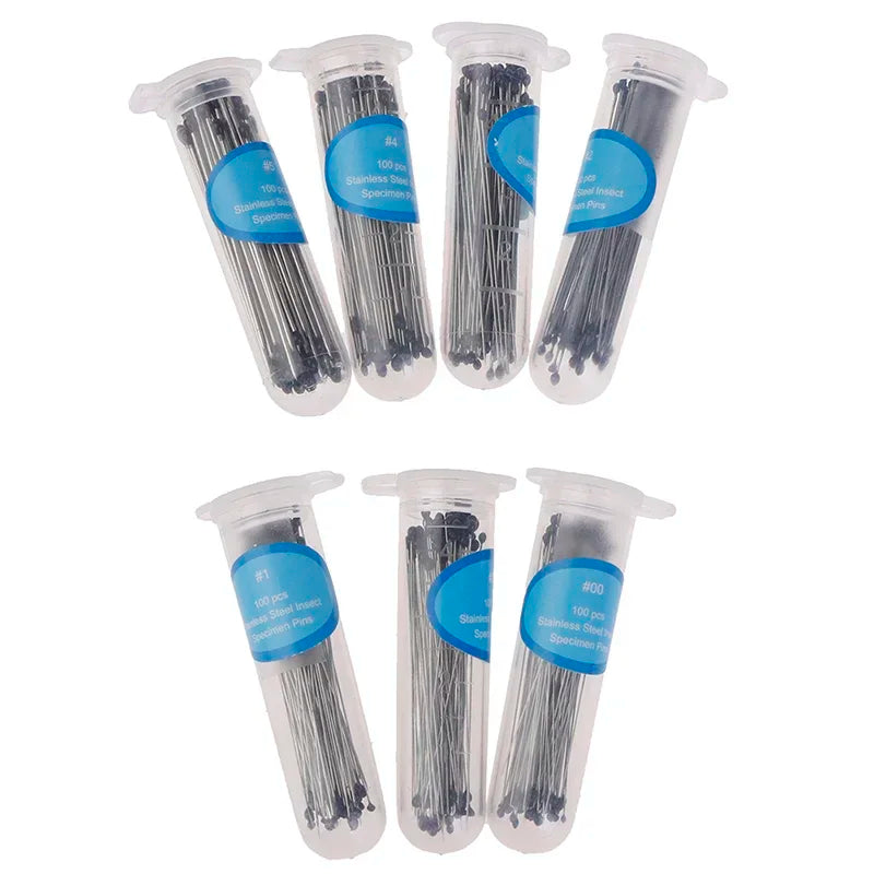 100Pcs Stainless Steel Insect Pins for School Lab Entomology Research - Educational & Scientific Specimen Needles Oasis Select