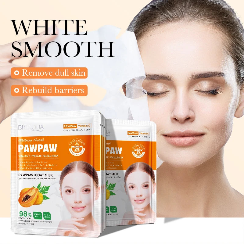 BIOAOUA Papaya Vitamin C Brightening Face Mask 25g