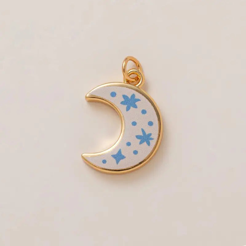 Simple And Versatile Color Blocking Butterfly Love Flower Diy Pendant Accessories Gold-Plated Color Preservation Oasis Select A37