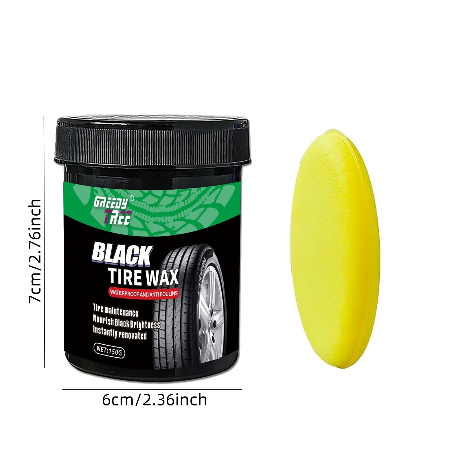 Tire Shine Plastic Enhancer Crystal Clear Car Plastic Restorer - Auto Interior & Panel Renewal Wax Coating Agent Car Wax Polish Oasis Select