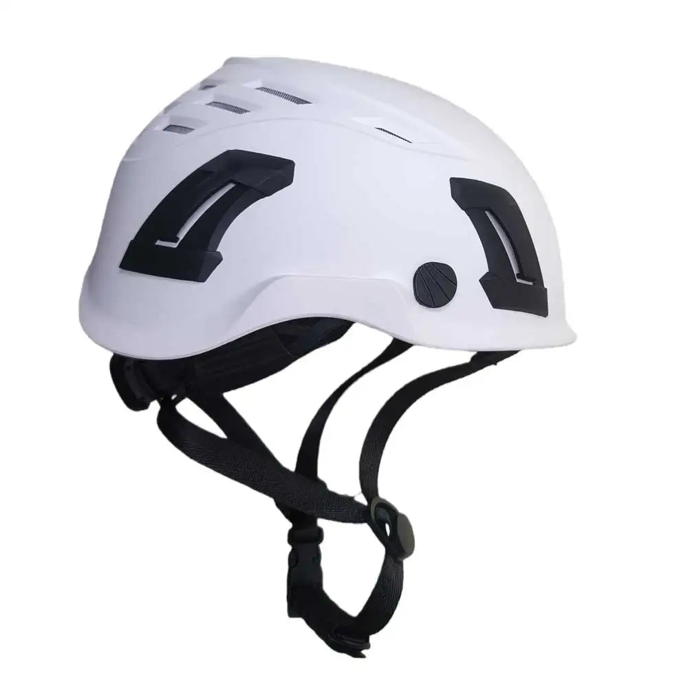 Rock Climbing Guardian Outdoor Safety Helmet With Headlamp clip for Climbing Abseiling Canyoning Mountaineering Caving Oasis Select WHITE