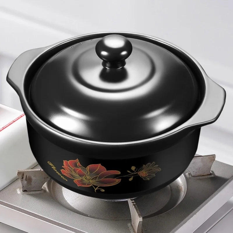 Chinese Cookware Stew Pots Ceramic Casserole Non Stick Soup Pot Food Stewpan Cooking Kitchen Kitchenware Oasis Select