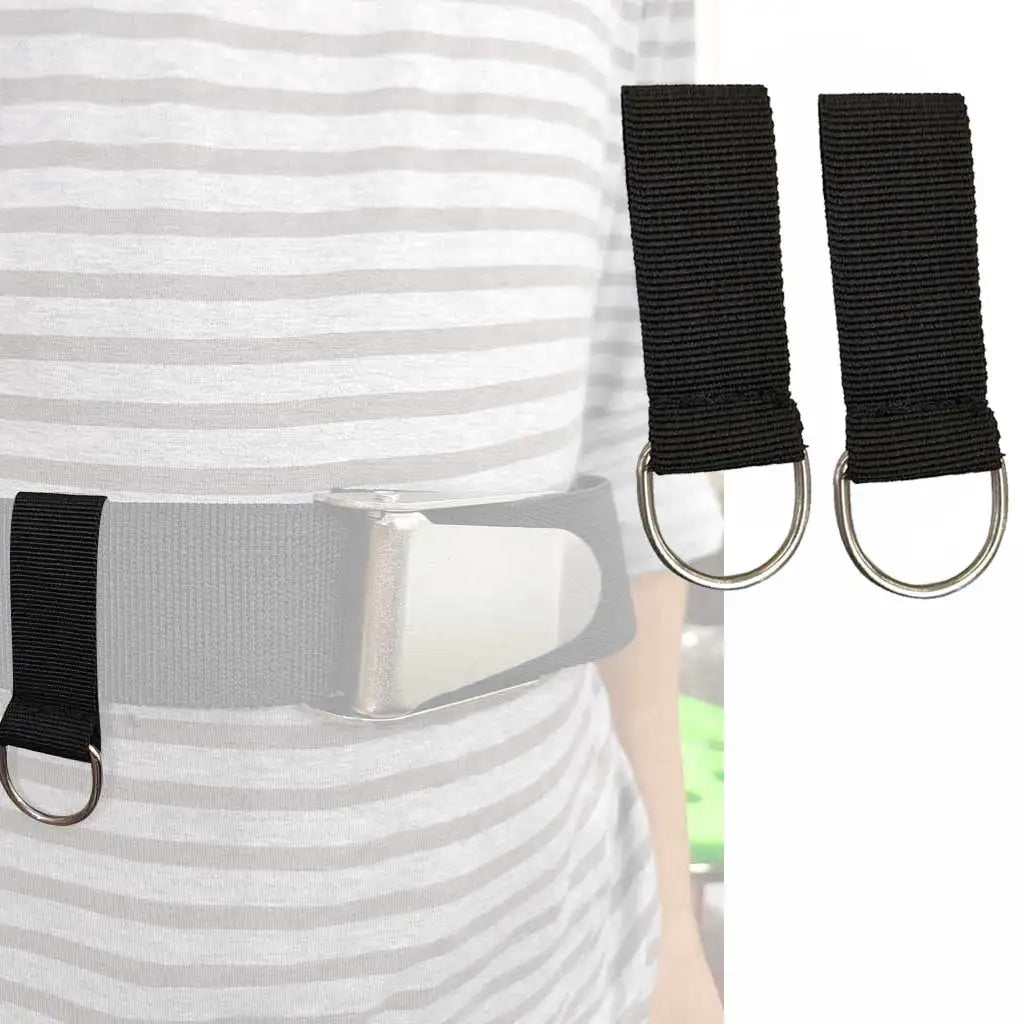 2Pcs Diving Weight Belt D-Ring Ocean-Grade Stainless Steel D-Ring for Dive Gear Underwater Lights Camera Gauges Oasis Select