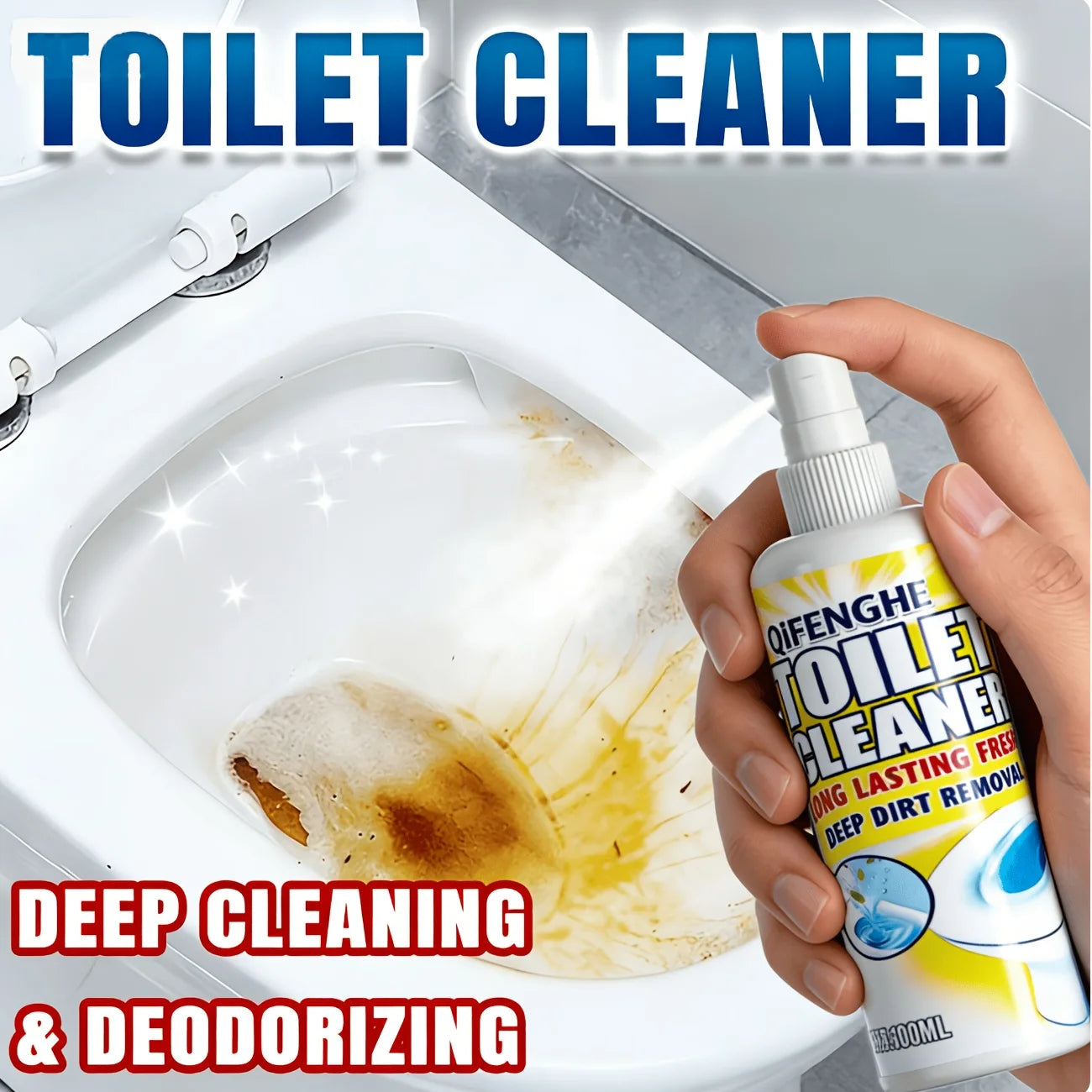 Ceramic & Toilet Rust Remover Spray | Fast-Acting Formula