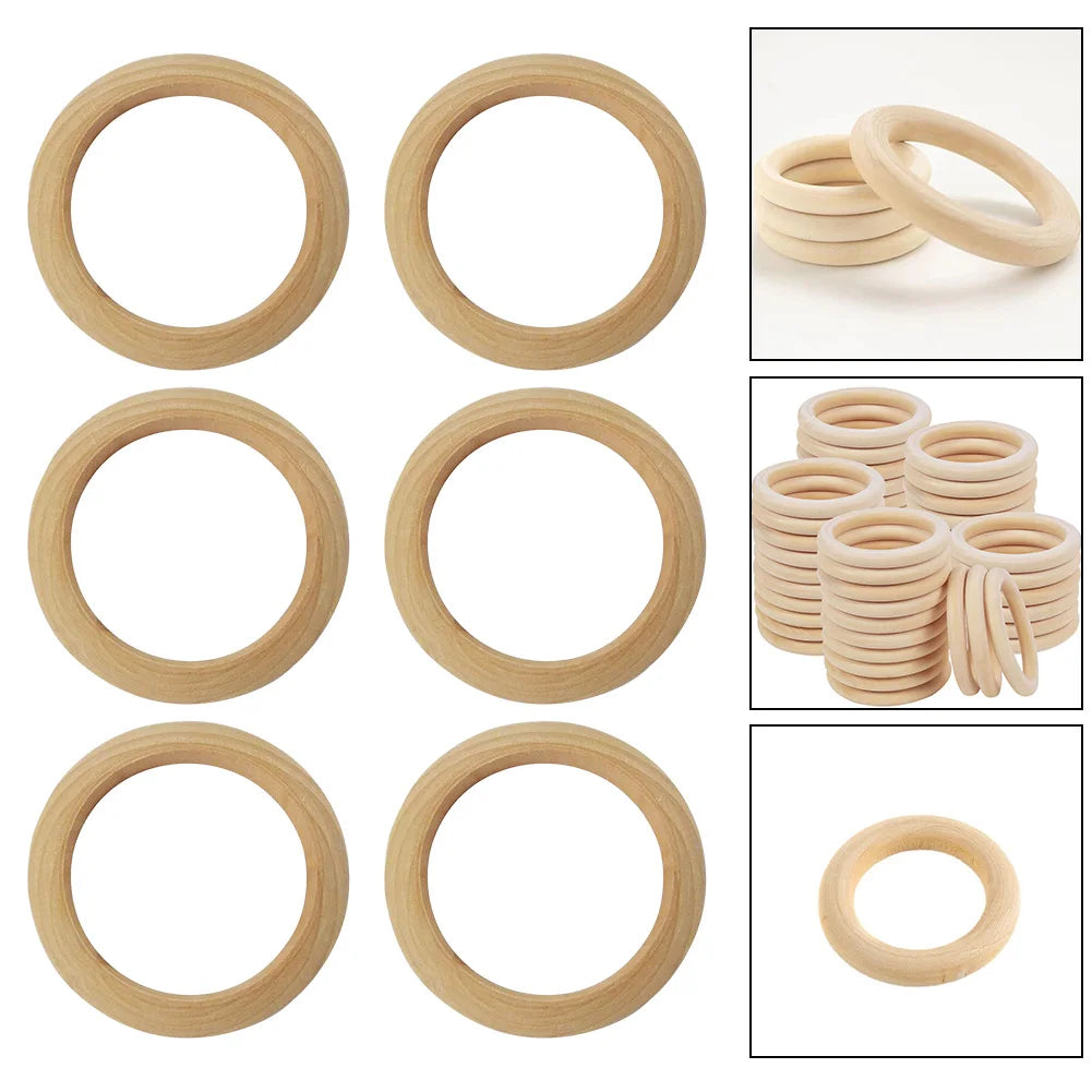 Unfinished Wooden Rings for DIY Crafts & Jewelry Making Wood Craft Rings Oasis Select