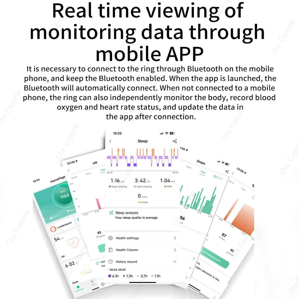 Smart Ring – Heart Rate, Sleep & Fitness Tracker | iOS & Android