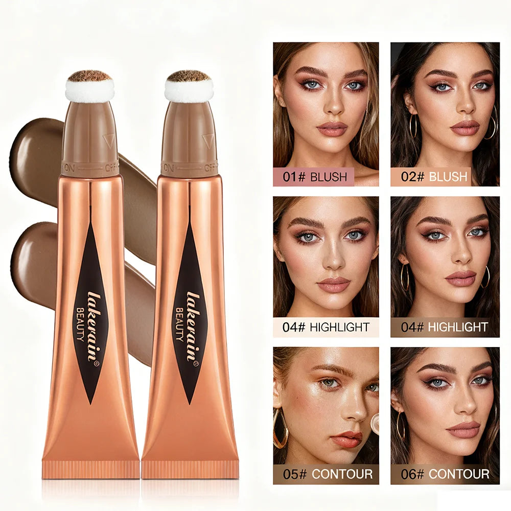 Multi-use Stick Bronzer Blusher Beauty Highlighter Blush Liquid Face Bronzer Natural Contouring Wand Stick Applicator Makeup Oasis Select