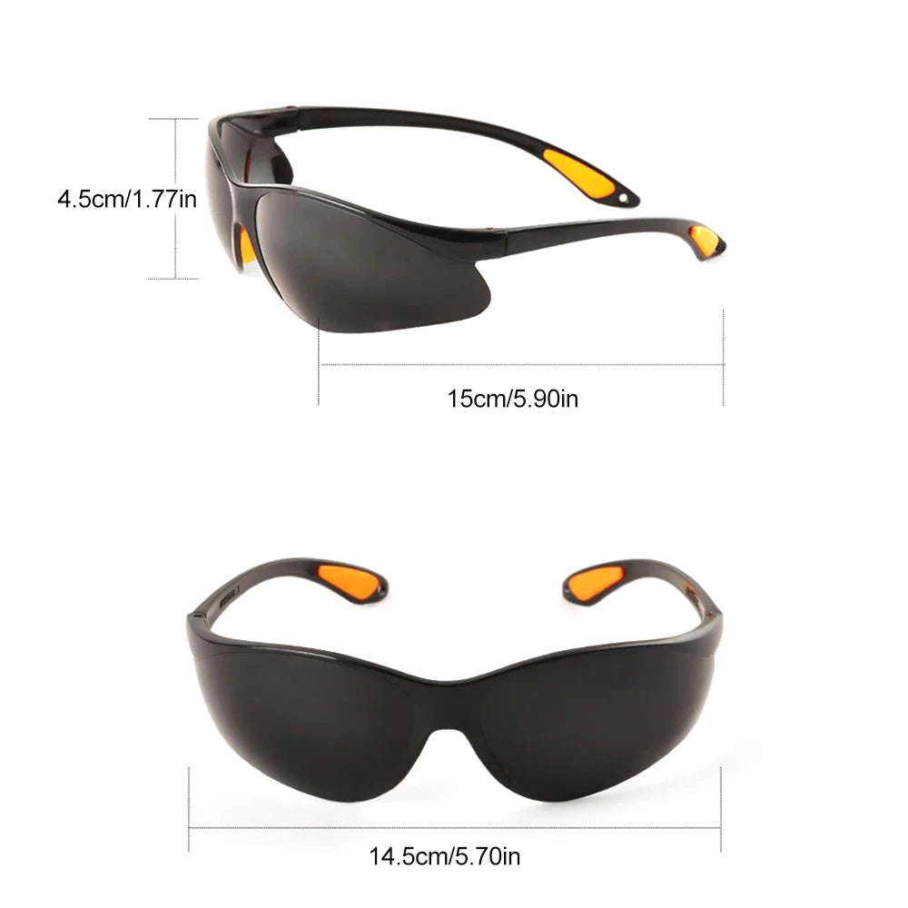 Security Supplies Grey Black Welding Welder Goggles Dustproof Windproof Safety Goggles Safety Protective Glasses Women Men Oasis Select