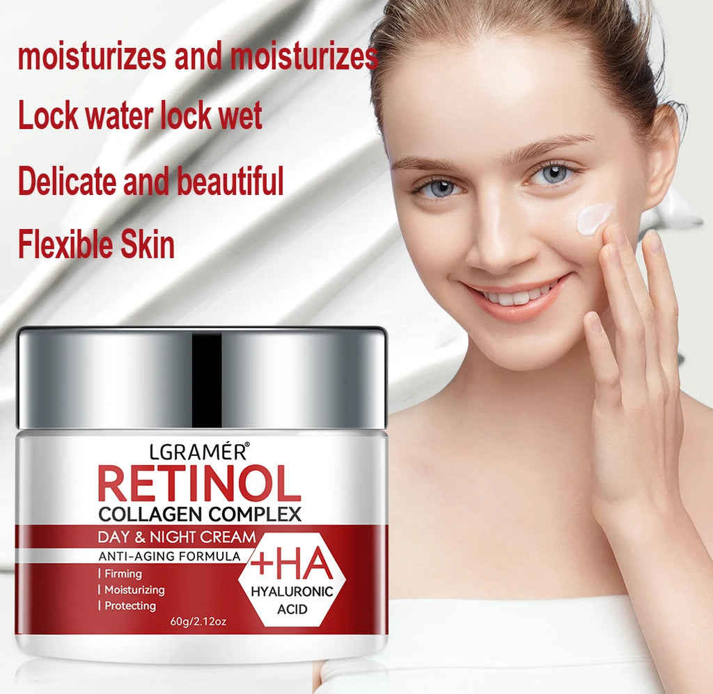 Retinol Lifting Firming Cream Collagen Wrinkle Remover Face Cream For Moisturizer Whitening Brighten Skin Products Oasis Select