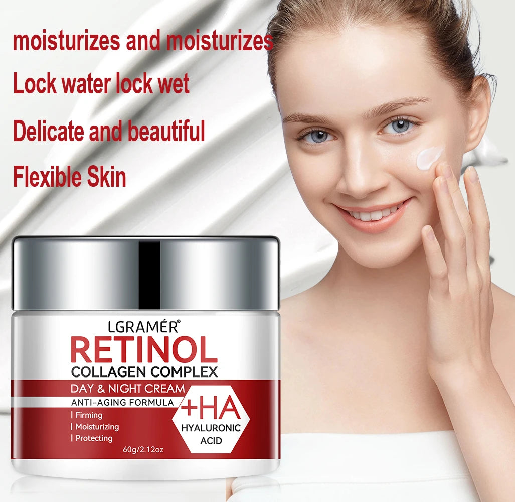 Retinol Lifting Firming Cream Collagen Wrinkle Remover Face Cream For Moisturizer Whitening Brighten Skin Products Oasis Select