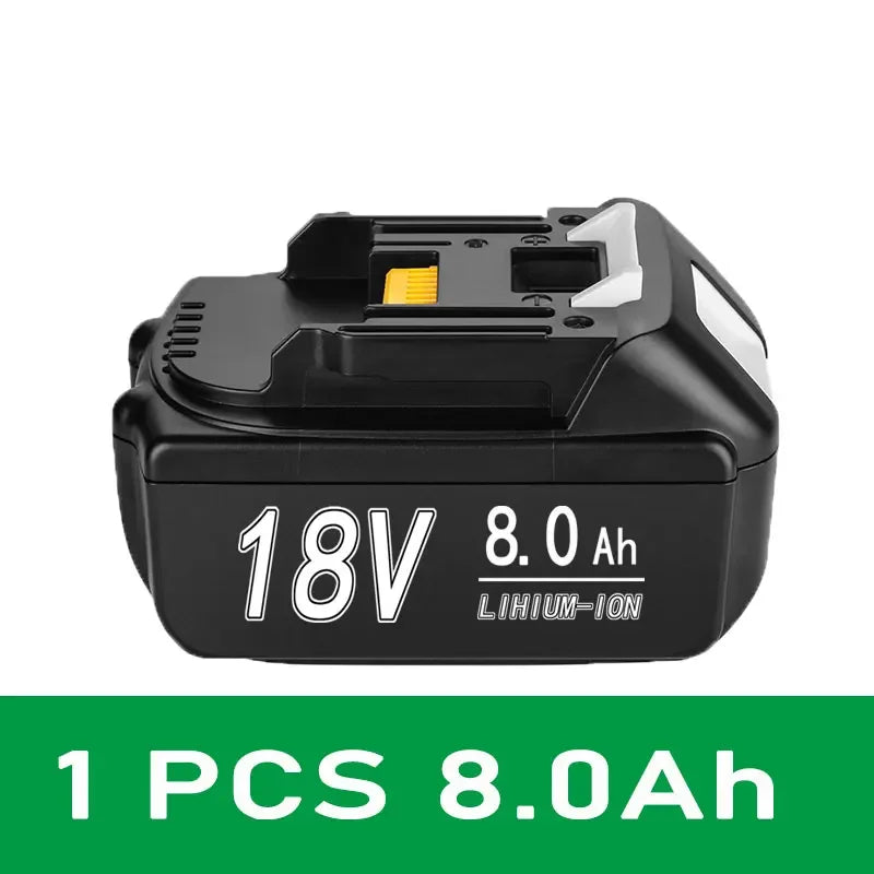 For Makita 18V 6Ah8Ah12Ah Battery Rechargeable Battery 18650 Lithium-ion Cell Suitable For Makita Power Tool Oasis Select 8Ah 1pcs