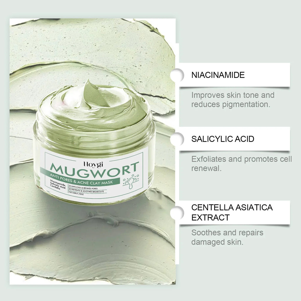 Hoygi Clay Mud Mask – Acne, Pores & Blackhead Remover Clay Mud Face Mask Oasis Select