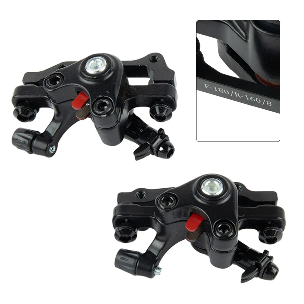 Mechanical Bicycle Disc Brake Front+Rear Caliper MTB Mountain Bike Brake Pad Copper Base All Metal MTB Bike Cycling Accessories Oasis Select