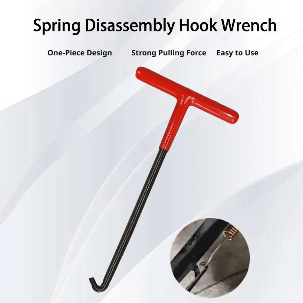 T-Handle Spring Hook Puller – Heavy Duty Steel Car Spring Remover