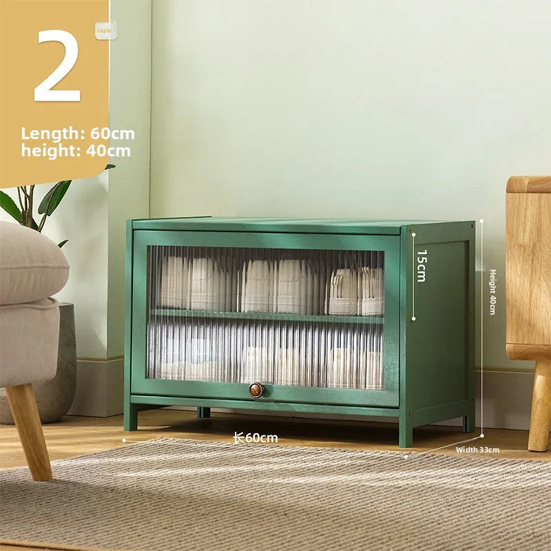 Shoe rack Multi-layer storage shelf Household simple door entry balcony Indoor large-capacity dust-proof shoe cabinet Oasis Select Three layers 60 long