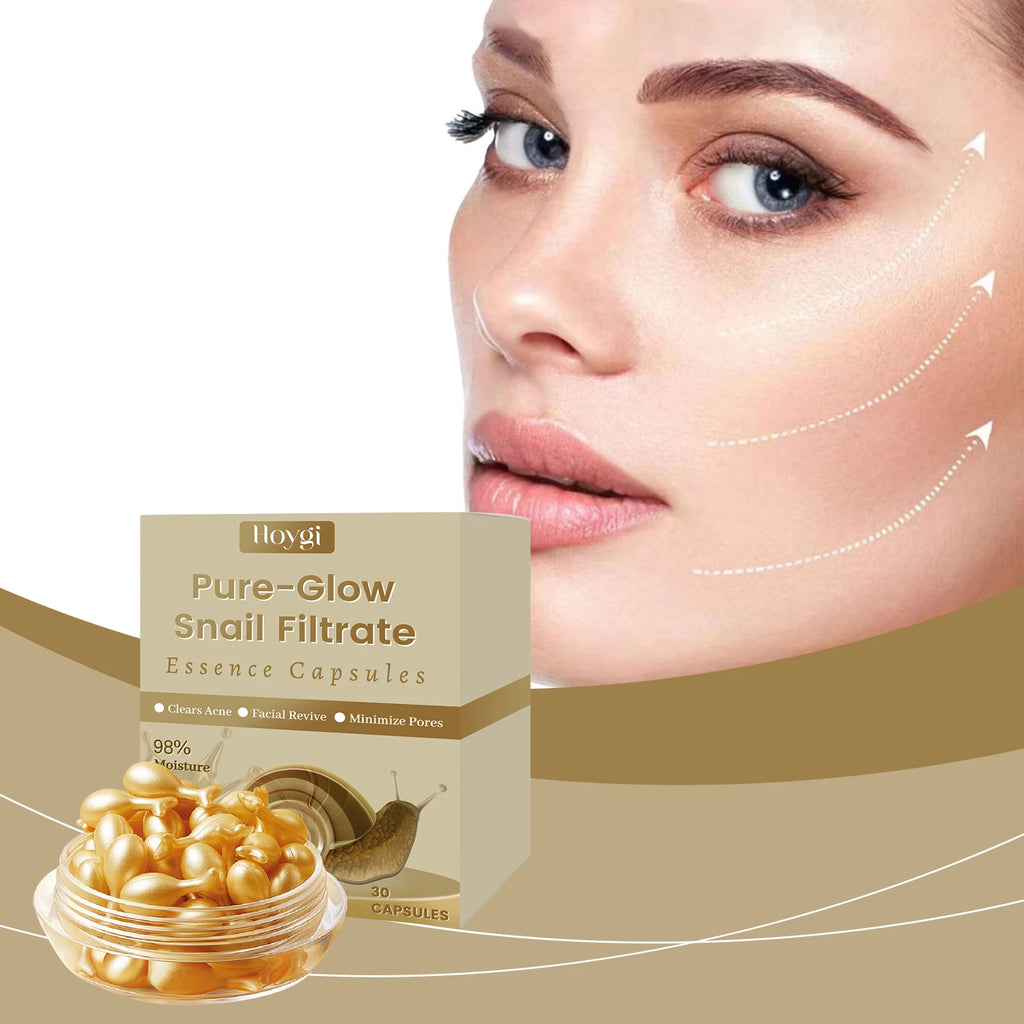 Hoygi Snail Essence Capsule Serum – Hyaluronic Acid & Collagen