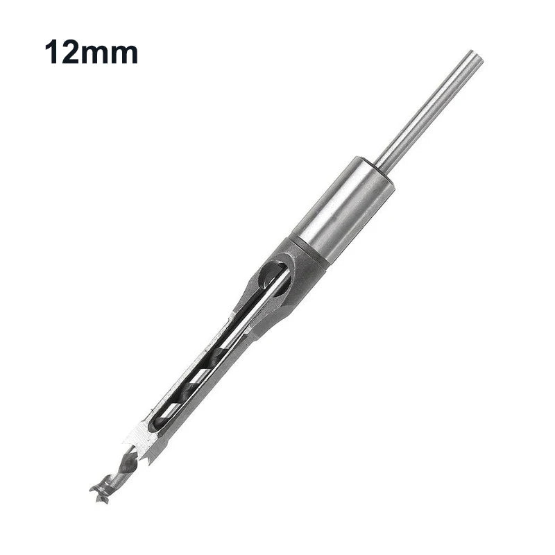 JUSTINLAU HSS Square hole drill Woodworking Drill Tools Auger Mortising Chisel Drill Set DIY Furniture Square Woodworking drill Oasis Select 12mm