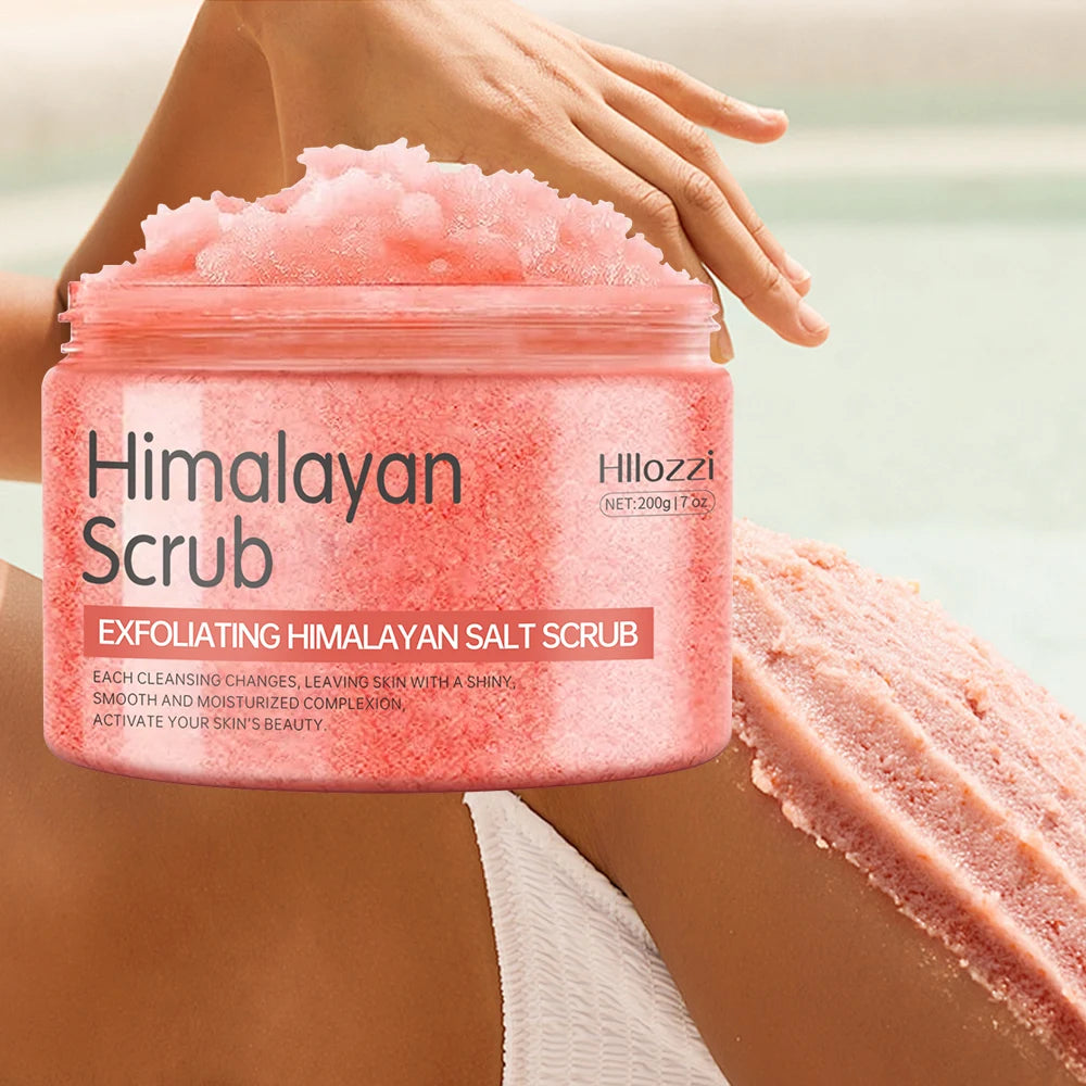 Himalayan salt scrub cleanses the skin, whitens, exfoliates, removes dead skin, and makes the skin smooth and elastic Bathing Oasis Select