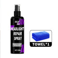 Ceramic Headlight Restoration Spray Kit 4.05oz – Removes Yellowing
