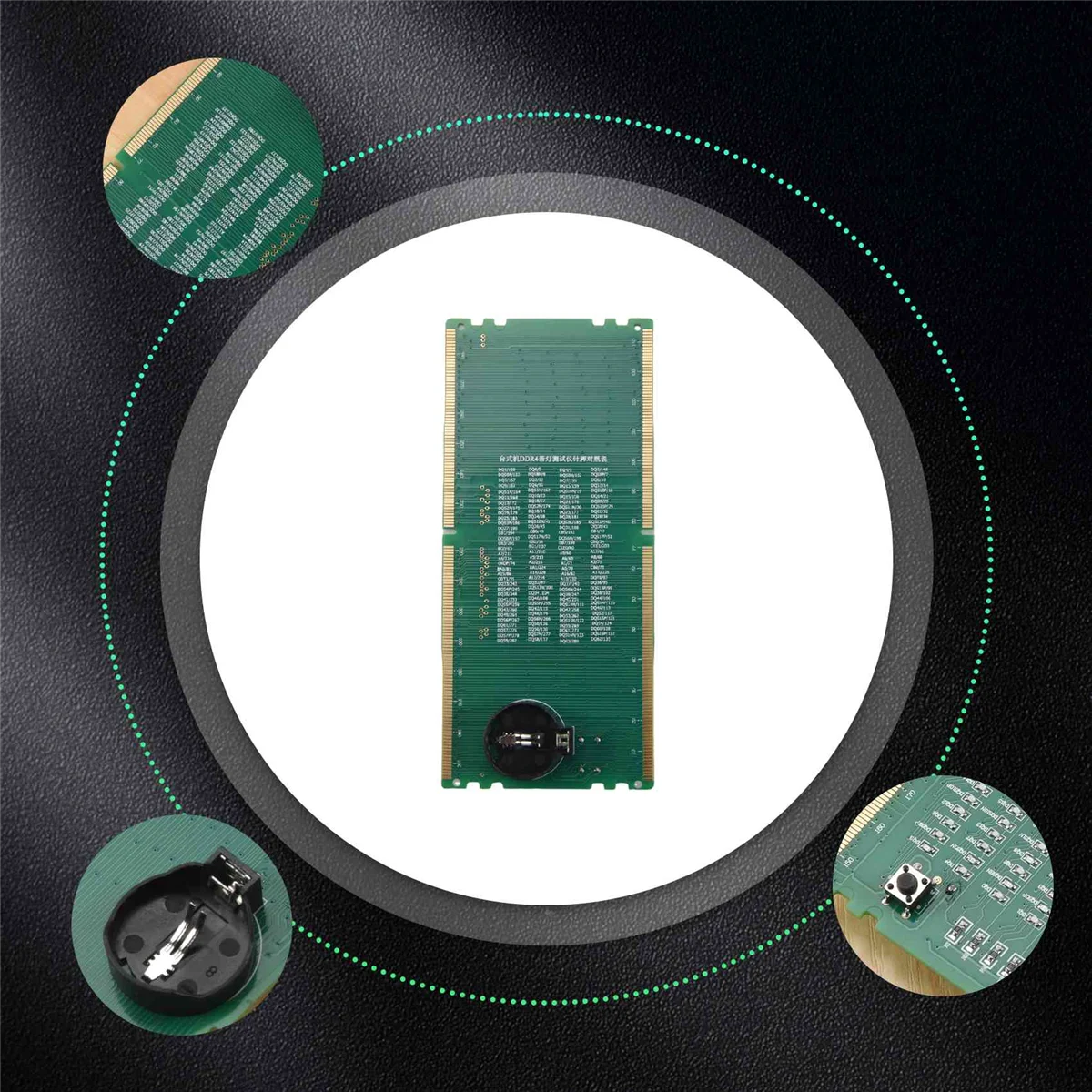 DDR4 Test Card RAM Memory Slot Out LED Desktop Motherboard Repair Analyzer Tester Oasis Select