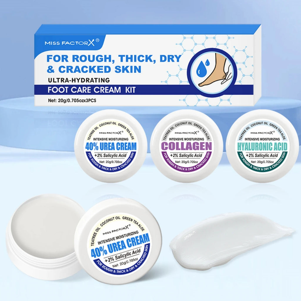 3PCS/Box Urea Foot Cream Moisturizer, with Salicylic Acid, for Dry and Cracked Feet - Hand and Foot Care for and Women Oasis Select