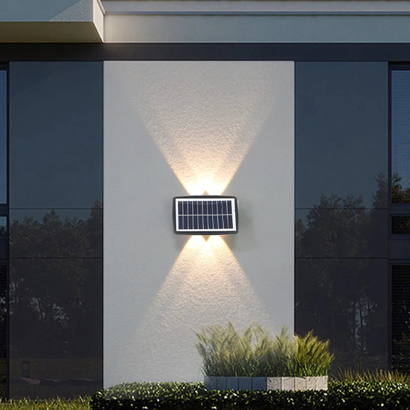 SHINEKNOT Solar LED Outdoor Wall Light | IP65 Waterproof 4W/6W
