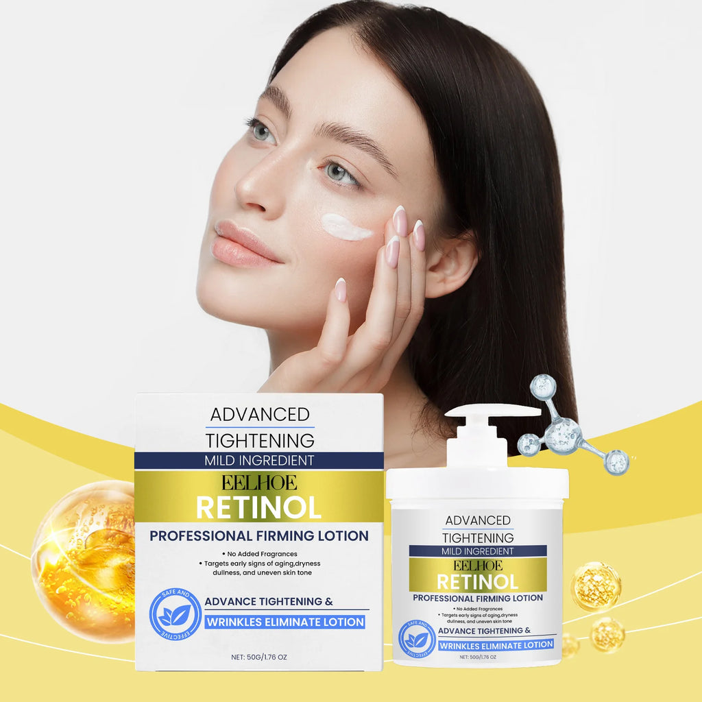EELHOE Retinol Body Lotion Skin Tightening Elasticity Improve Sagging Moisturizing Nourishing Skin Smooth Repair Skin Care Cream Oasis Select