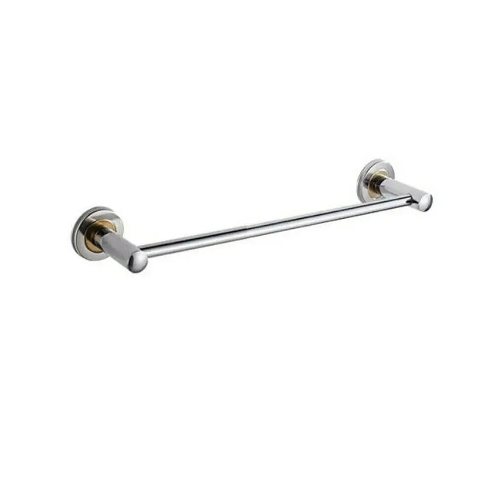 40/50cm Useful Toilet Hanger Holder Wall Mount Storage Shelf Towel Rack Bathroom Bar Clothes Holder Oasis Select 40 single towl rail