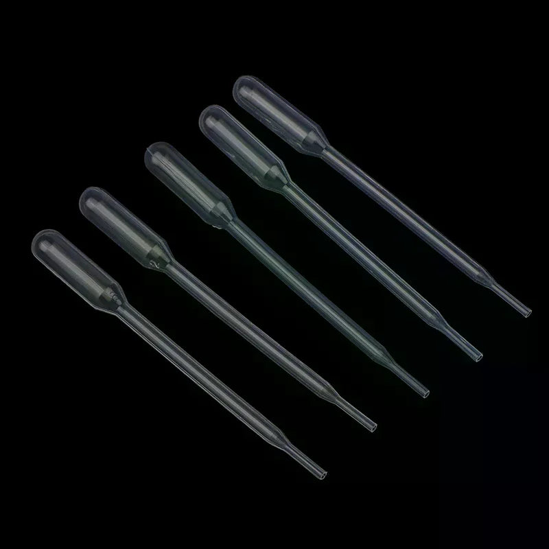 100Pcs 0.5ML Plastic Disposable Pipettes Squeeze Transfer Pipettes Dropper For Silicone Mold UV Epoxy Resin Jewelry Making Oasis Select