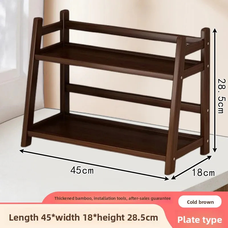 Cup holder desktop rattan trapezoidal cup holder, simple and multi-functional household water cup type Nanzhu storage cup holder Oasis Select 2-45CM-Brown-BC