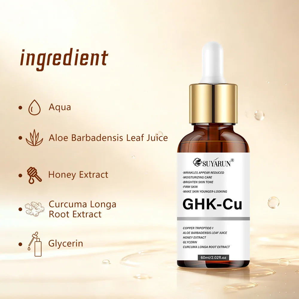 SUYARUN GHKCU Serum, 24H Moisturizing & Anti-Aging Serum for Women, Day and Night Use, Reduce Wrinkles, Free Shipping. Oasis Select