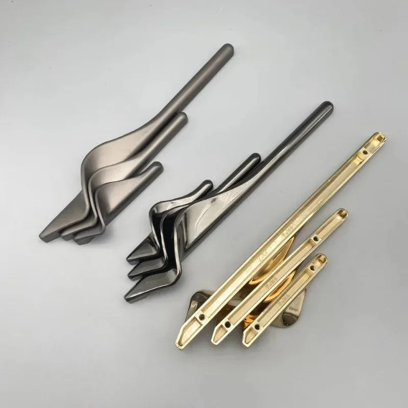 New Zinc Alloy Light Gold Gray Cabinet Door Drawer Handle Cabinet Door Handle Oasis Select