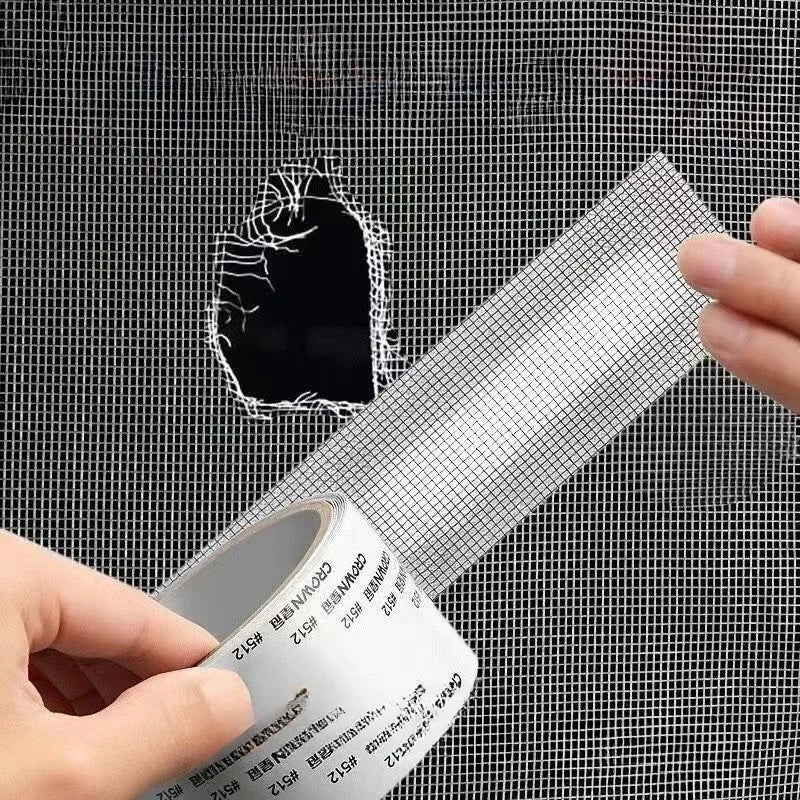Waterproof Window Screen Repair Tape Window Fix Self-adhesive Net Patch Anti-Insect Mosquito Mesh Broken Hole Repair stick Oasis Select