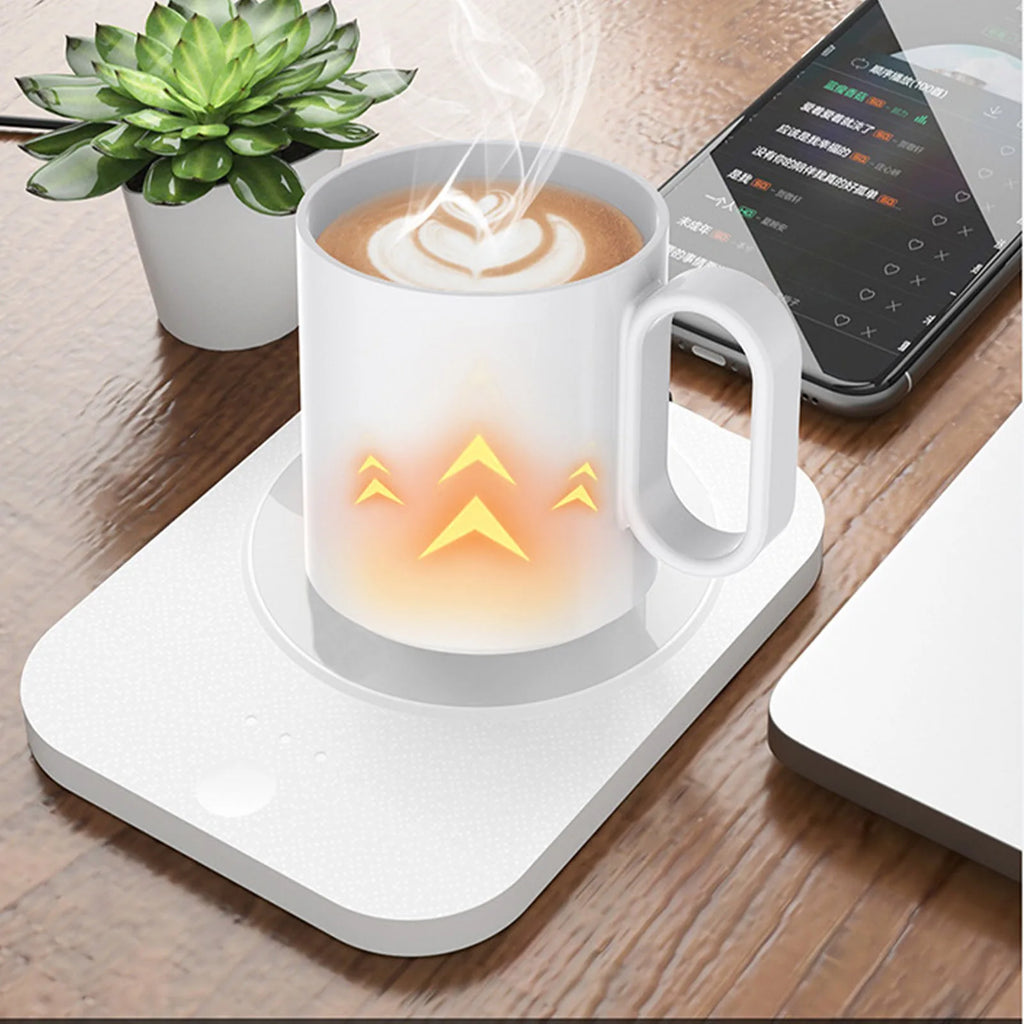 Smart Mug Warmer Coaster | 3 Temp Settings & Auto Shut-Off