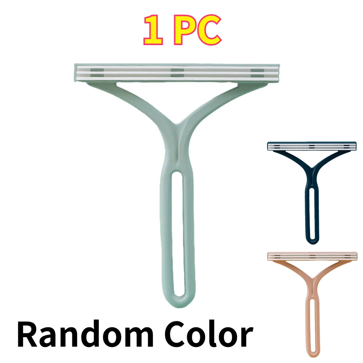 2-in-1 Pet Hair Remover Tool – Scraper & Brush for Couch, Carpet, Car & Clothes, Reusable Detachable No-Refill Design Oasis Select Random 1pc