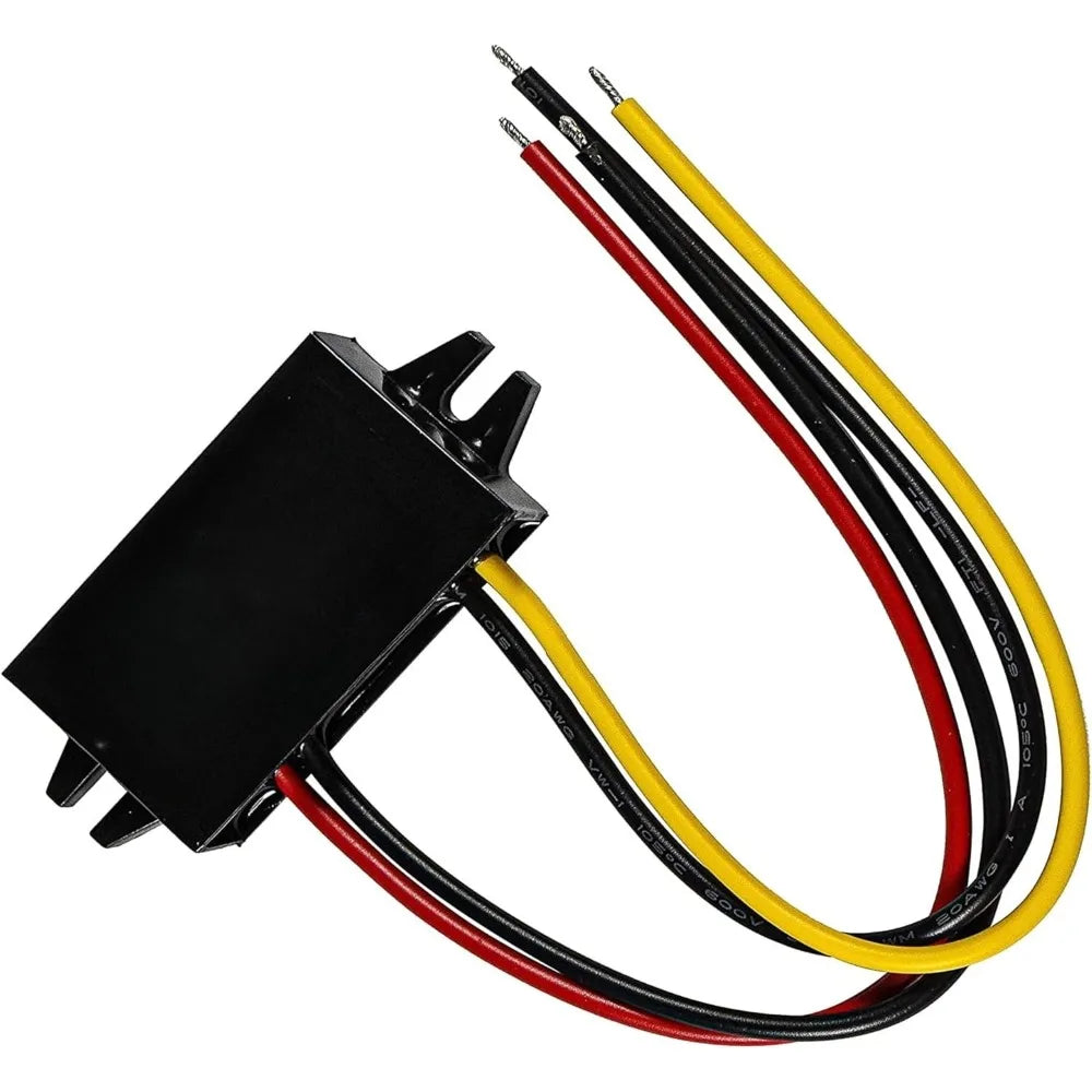 Waterproof Voltage Regulator DC Step Down Converter 12/24V To 5V 3A With Open Wire Power Supply Adapter For Car Radio Dash Cam Oasis Select