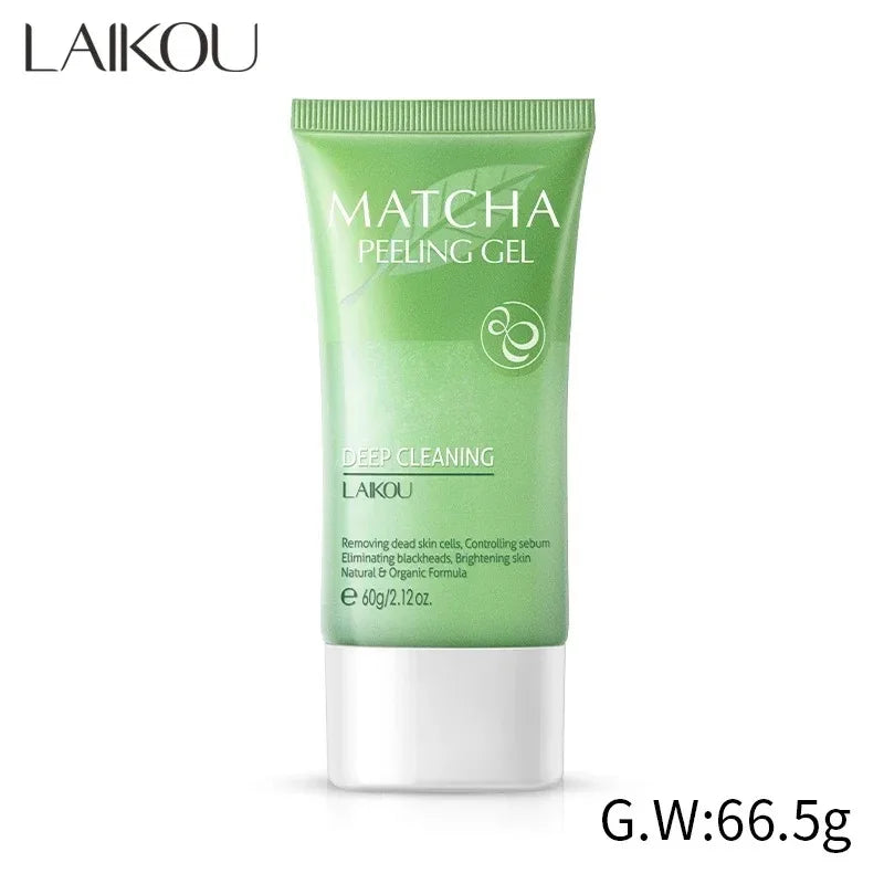 LAIKOU Matcha Exfoliating Peeling Gel Facial Scrub 60g