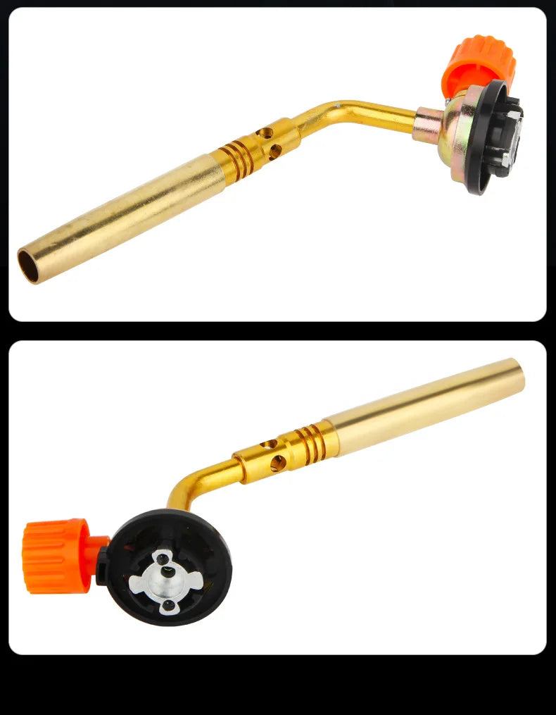 High Temperature Portable Butane Welding Torch Gas Burner Flame Gun for Outdoor Camping BBQ Gas Lighter Oasis Select