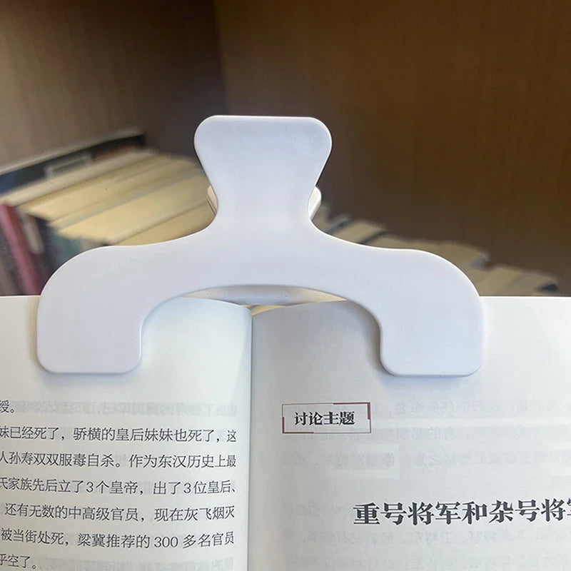 Simple Fixed Book Clips Frosted Transparent Page Holder For Reading Tool Memo Clip Kawaii Desk Accessories Practical Note Holder Oasis Select A2