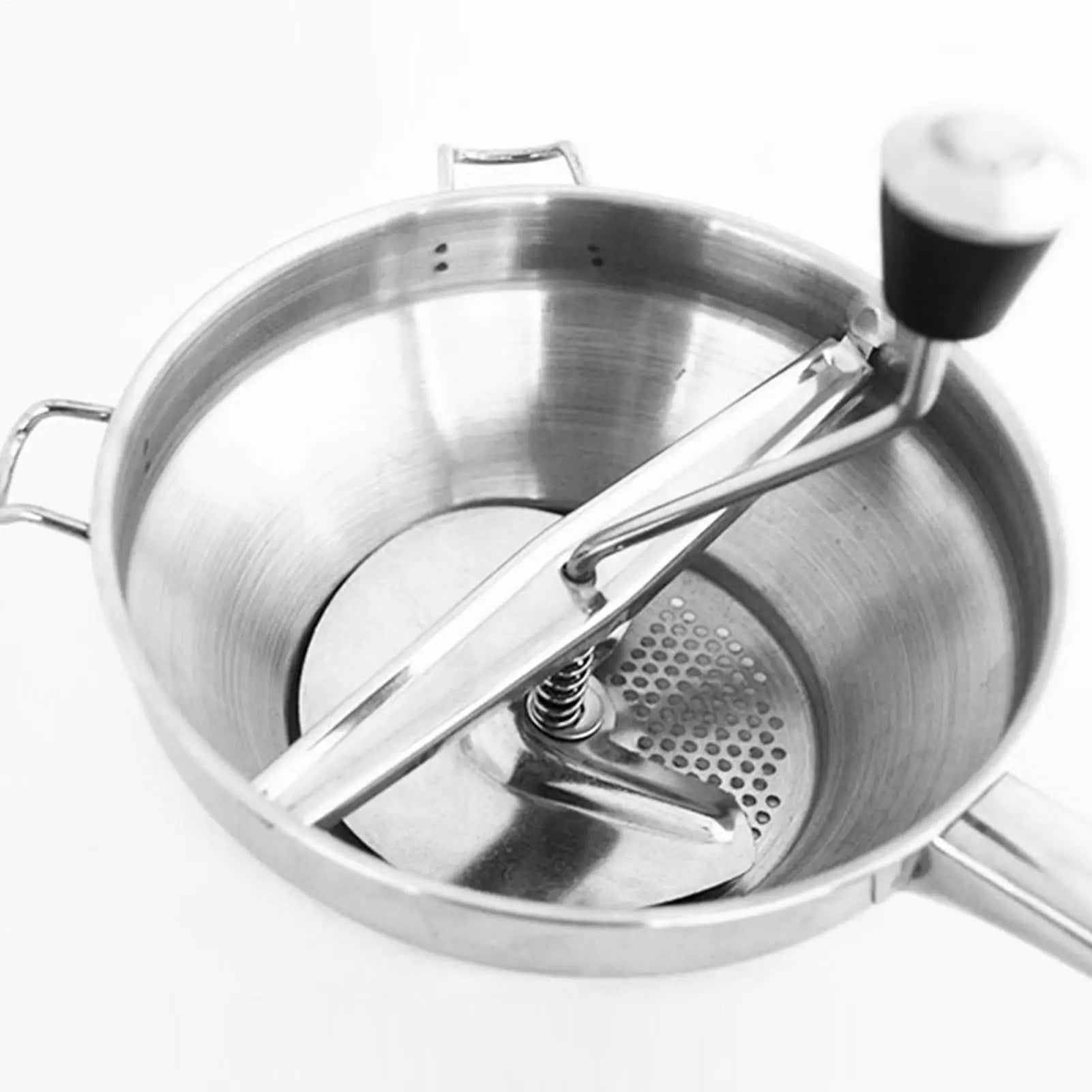 Stainless steel manual potato blender with handle Metal food grinder masher mud press vegetable and fruit food processor Oasis Select